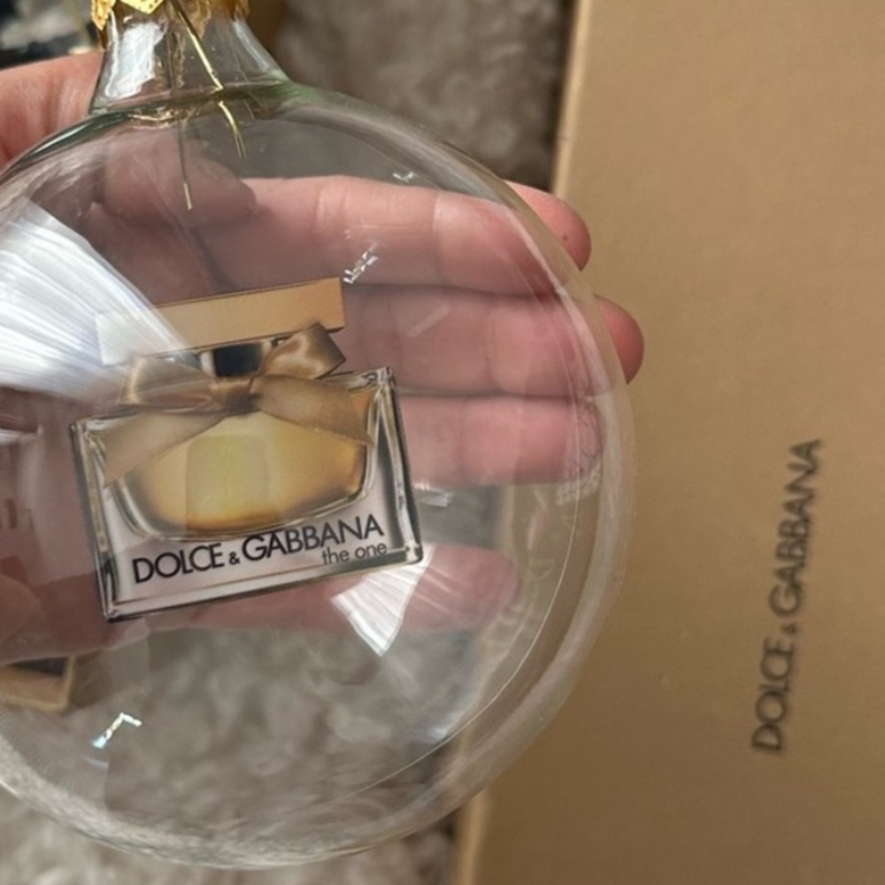 Dolce & Gabbana Christmas Glass Ornaments